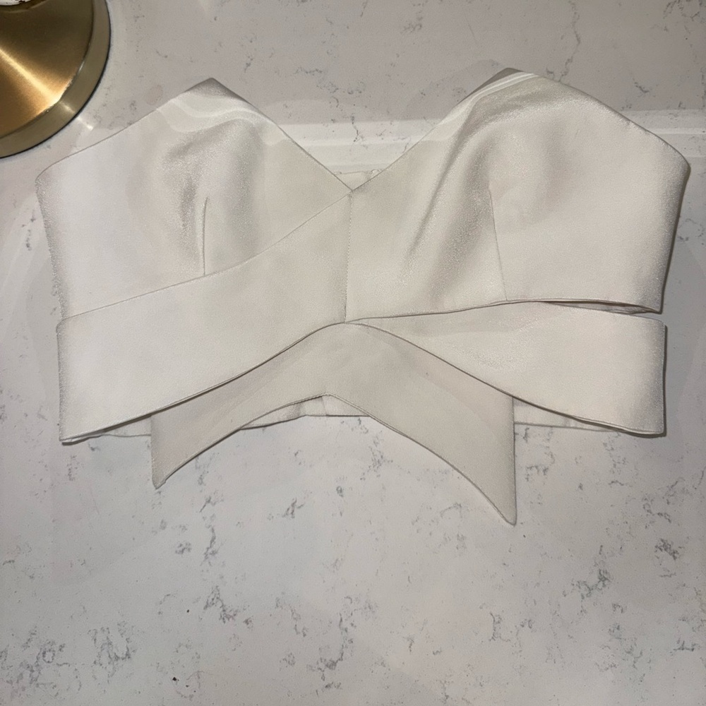KEEPSAKE the Label Ivory Strapless Top